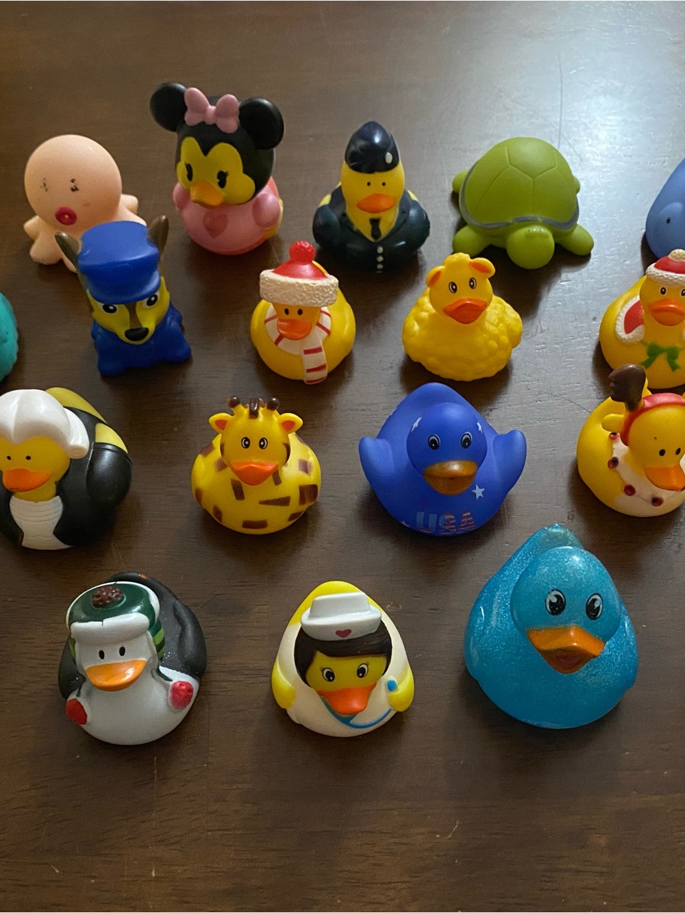 Assorted Kids Rubber Duck Toy - Multicolor